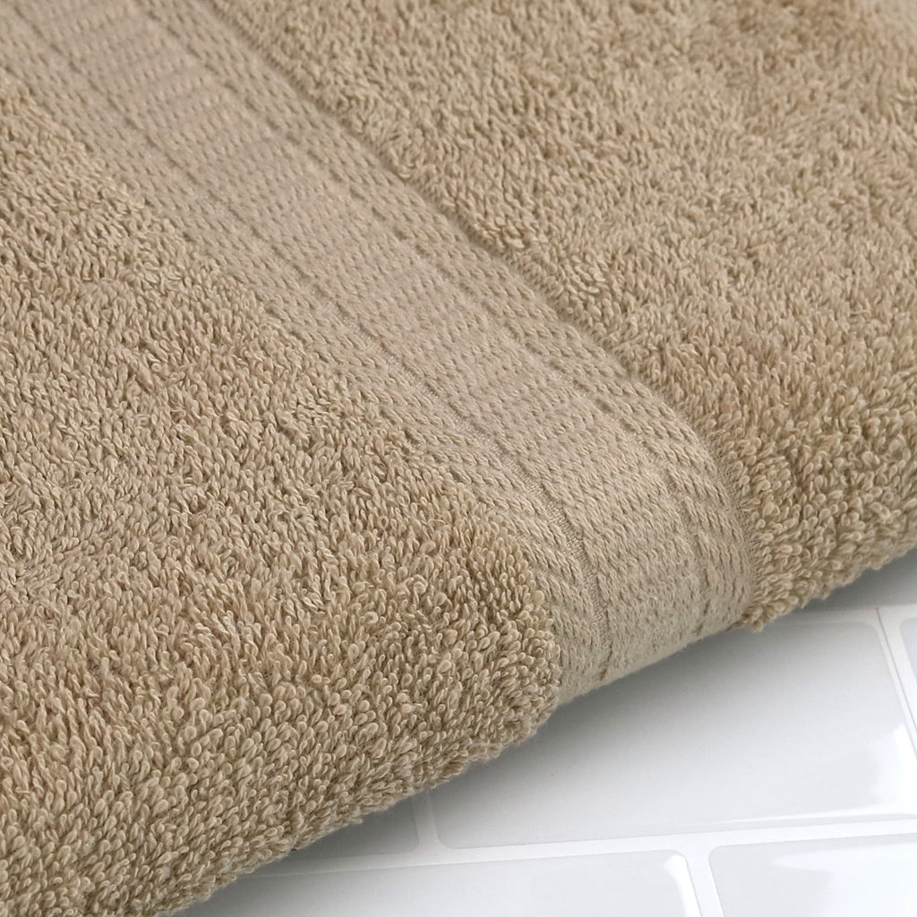 Mainstays Basic Bath Sheet,Soft 100% Cotton and Highly Absorbent Bath Sheet, Tan