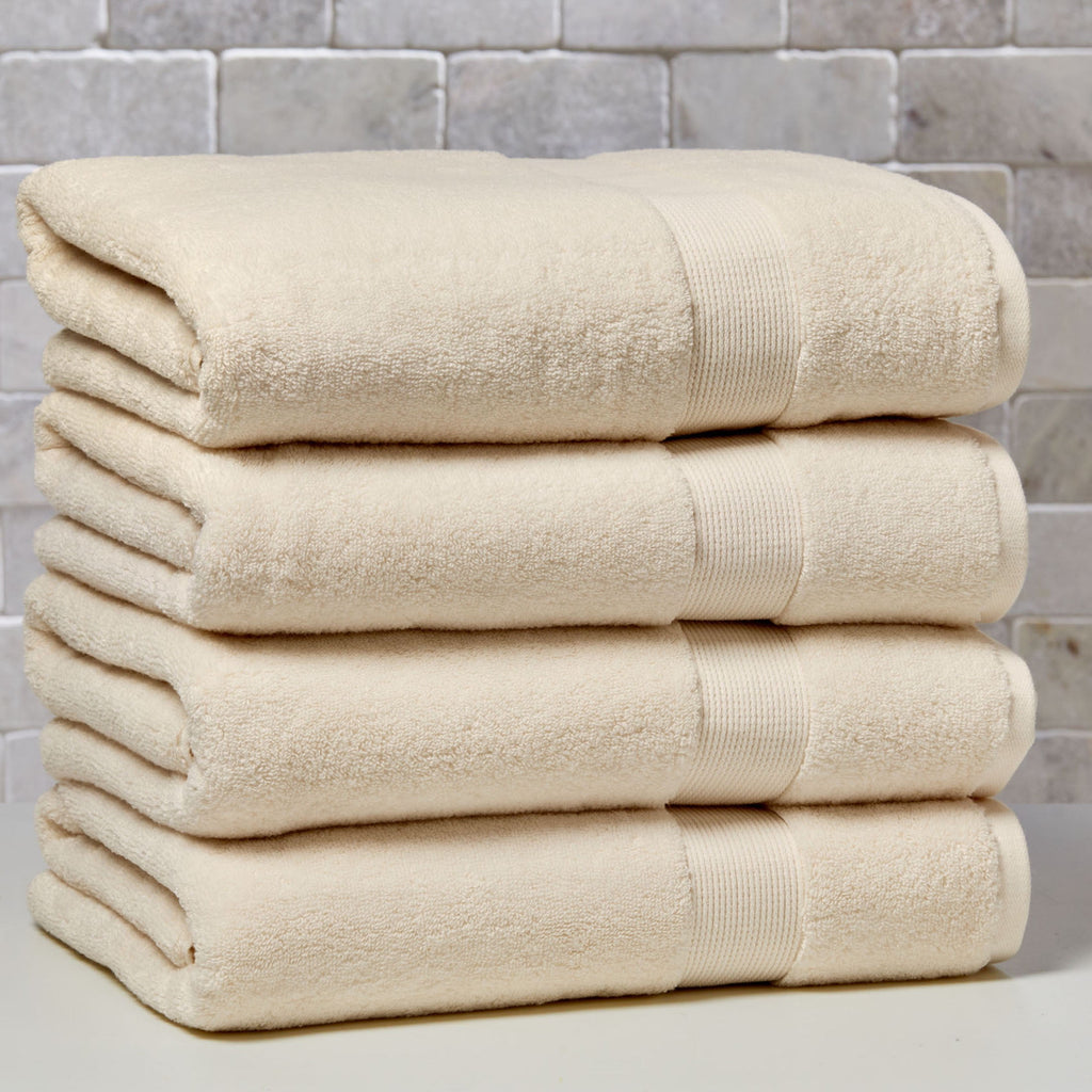 Better Homes & Gardens Signature Soft Solid Cotton Bath Towel, Vanilla Dream