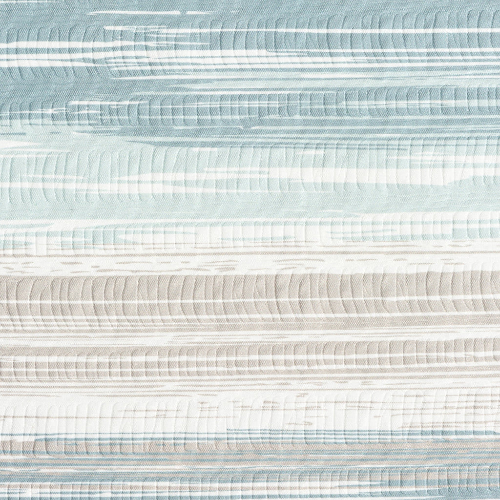 Mainstays Ombre Sweep Easy Hang Hookless Fabric Shower Curtain, 70" x 74", Blue, Green, Taupe