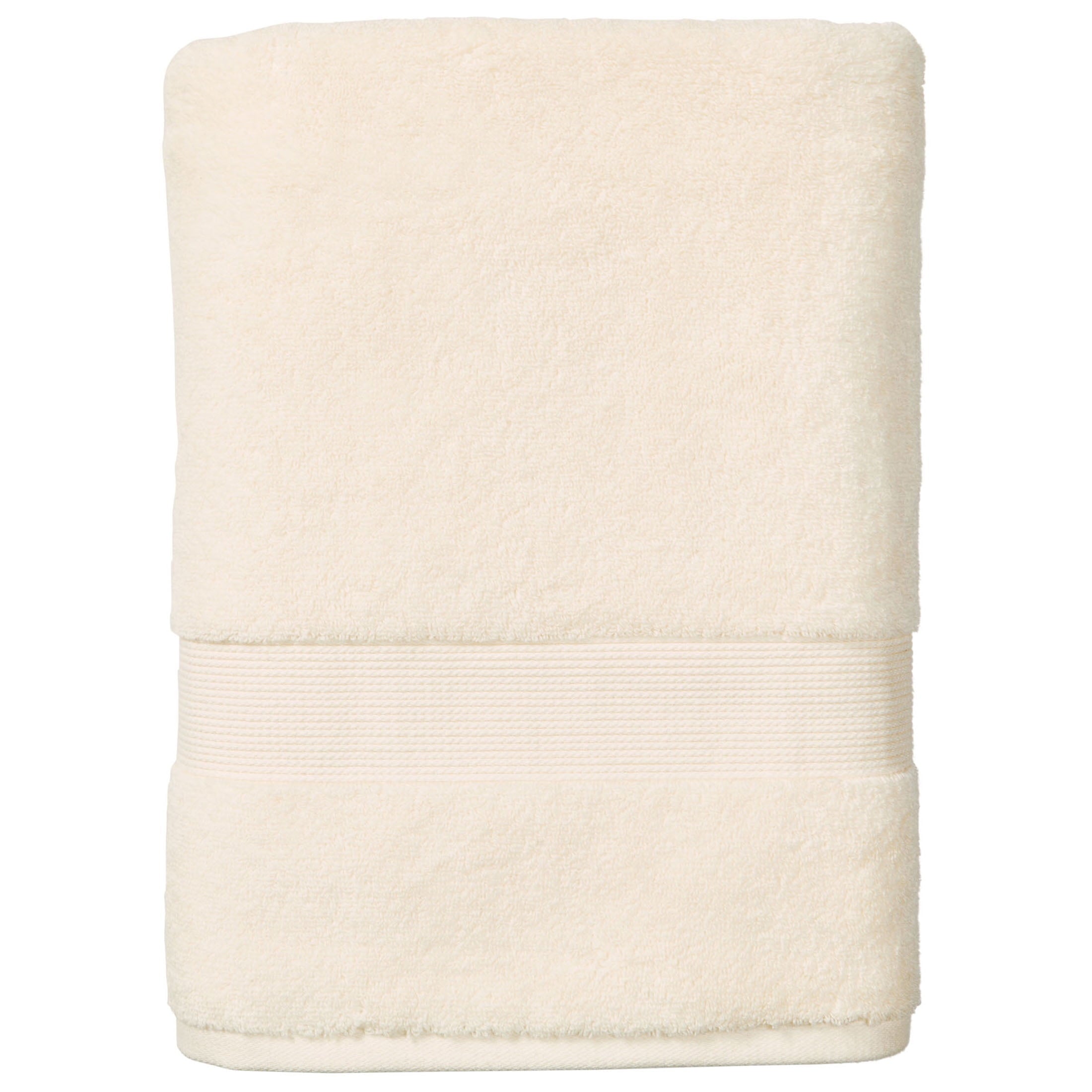Better Homes & Gardens Signature Soft Solid Cotton Bath Towel, Vanilla Dream