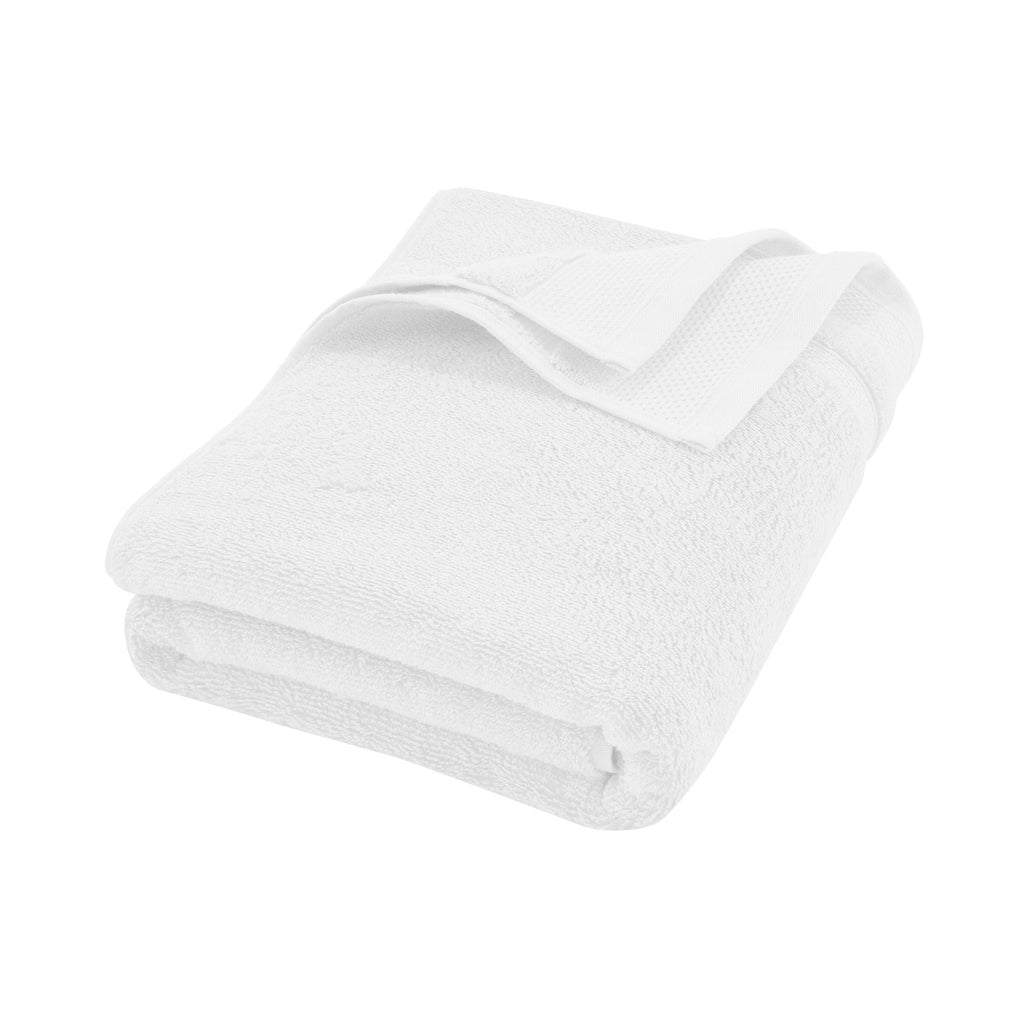 Hotel Style Luxury Bath Towel, 100% U.S. Cotton, Arctic White
